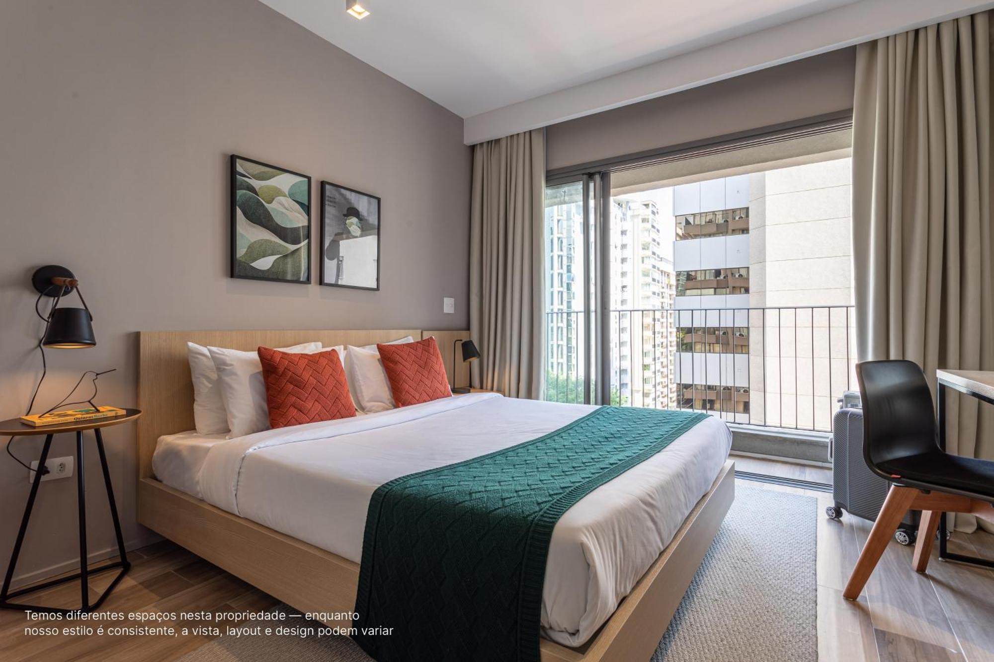 Apartamentos Proximos Ao Masp E A Metros Da Estacao Consolacao E Avenida Paulista - Next Haddock Σάο Πάολο Δωμάτιο φωτογραφία