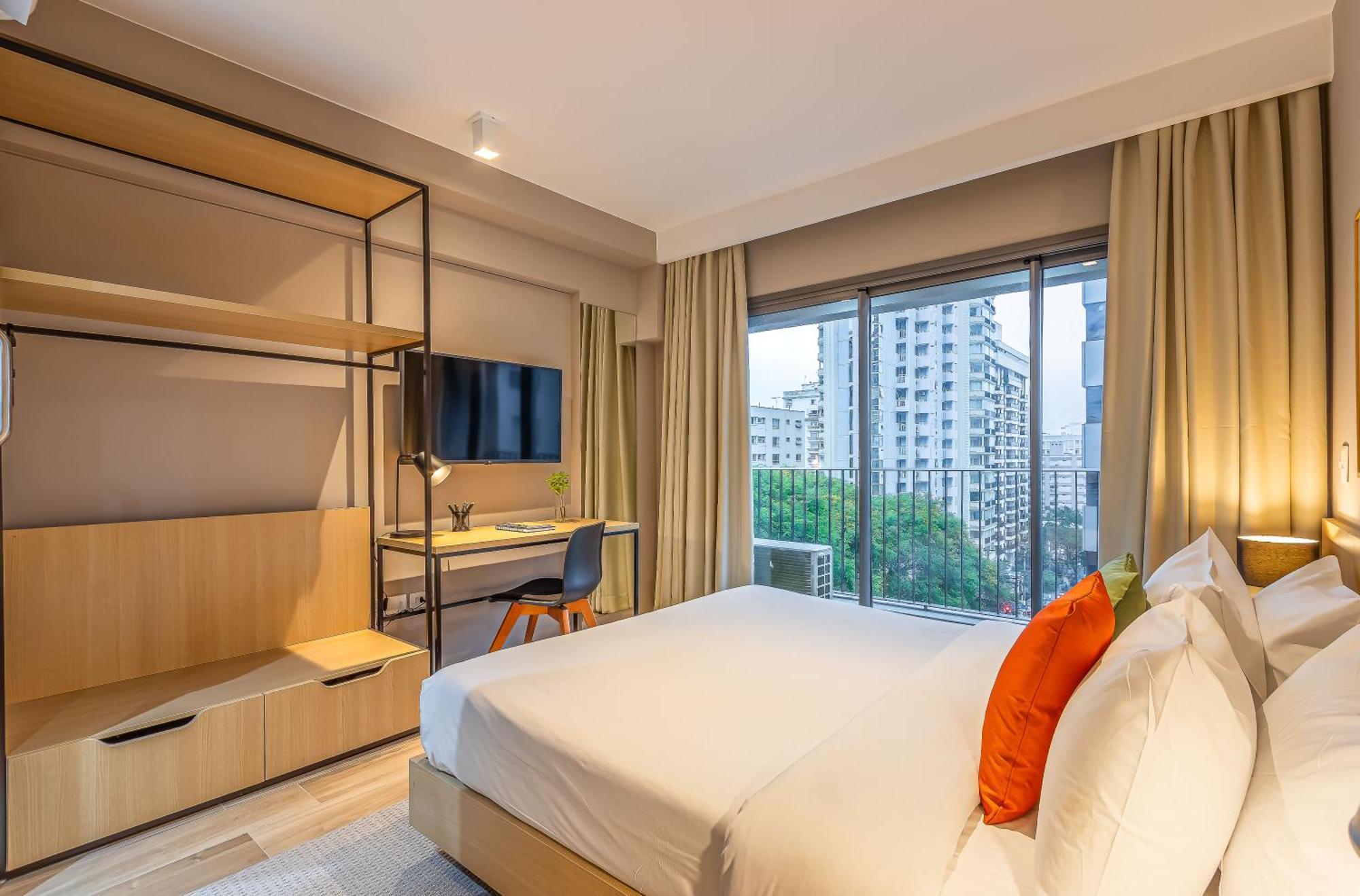 Apartamentos Proximos Ao Masp E A Metros Da Estacao Consolacao E Avenida Paulista - Next Haddock Σάο Πάολο Δωμάτιο φωτογραφία