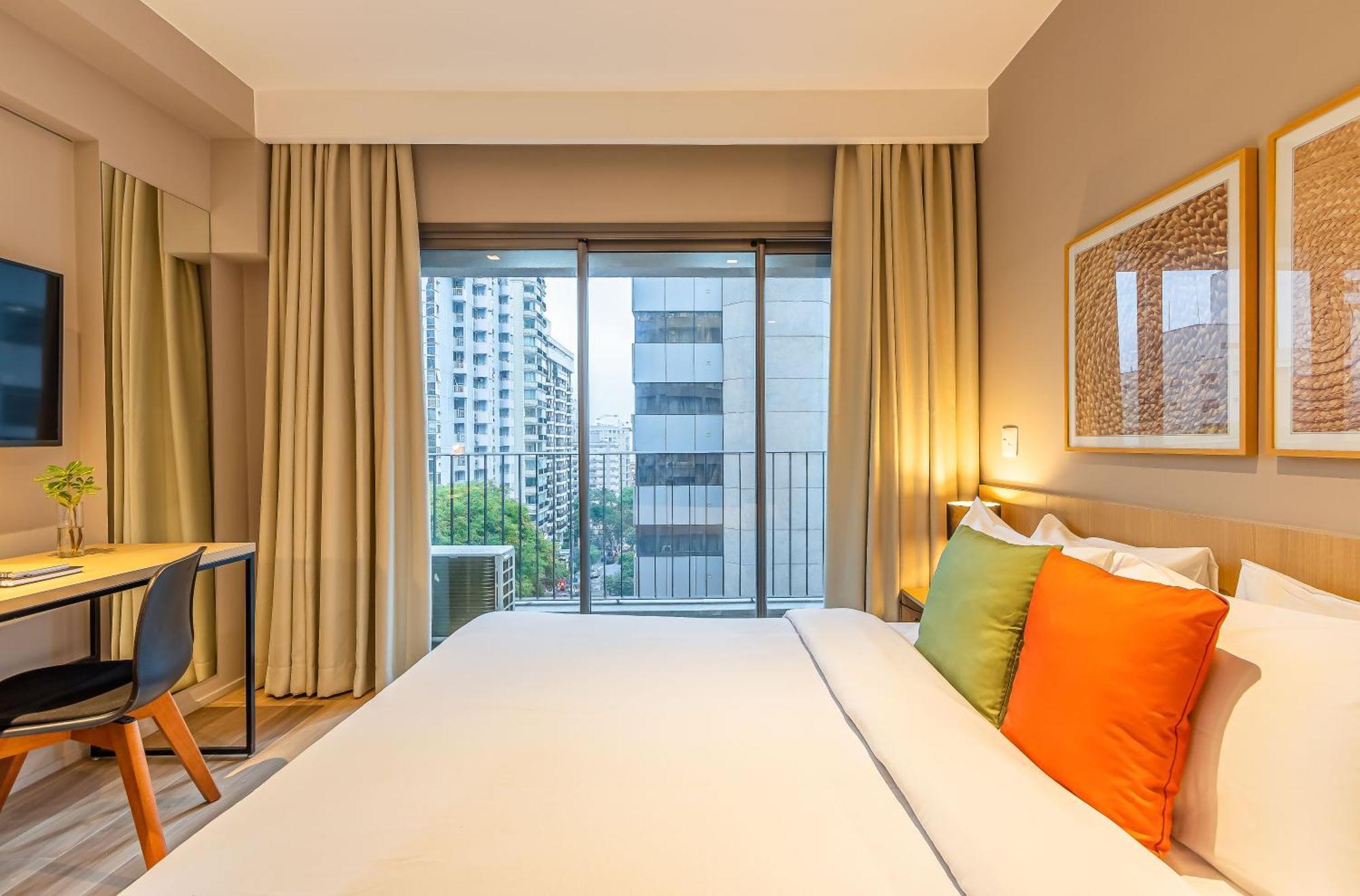 Apartamentos Proximos Ao Masp E A Metros Da Estacao Consolacao E Avenida Paulista - Next Haddock Σάο Πάολο Δωμάτιο φωτογραφία